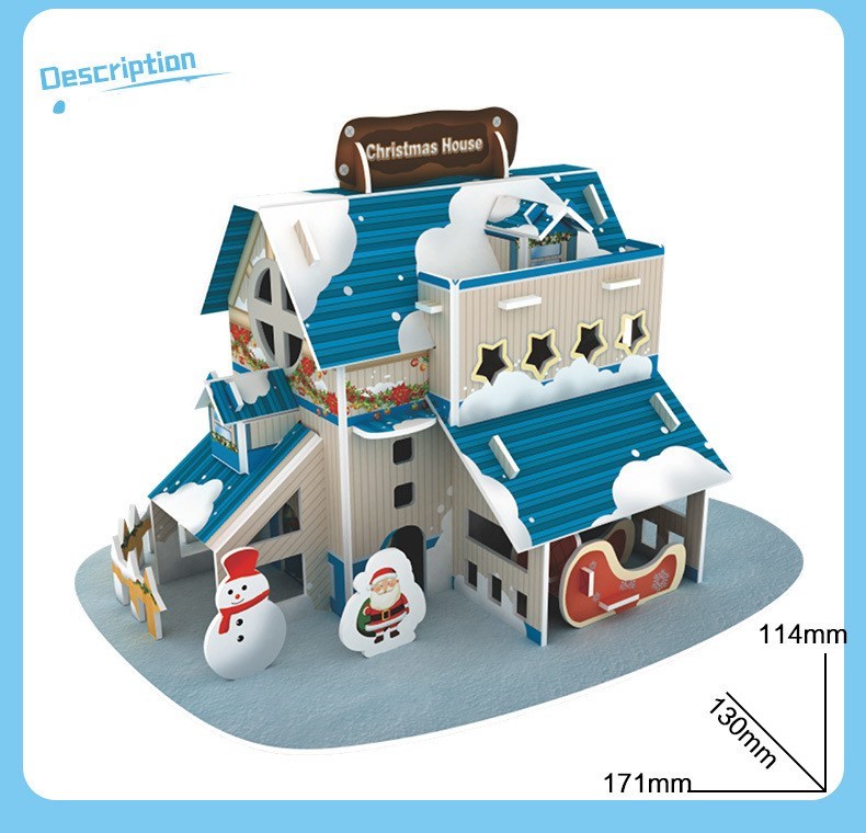 Christmas Santa 3D Paper Puzzle