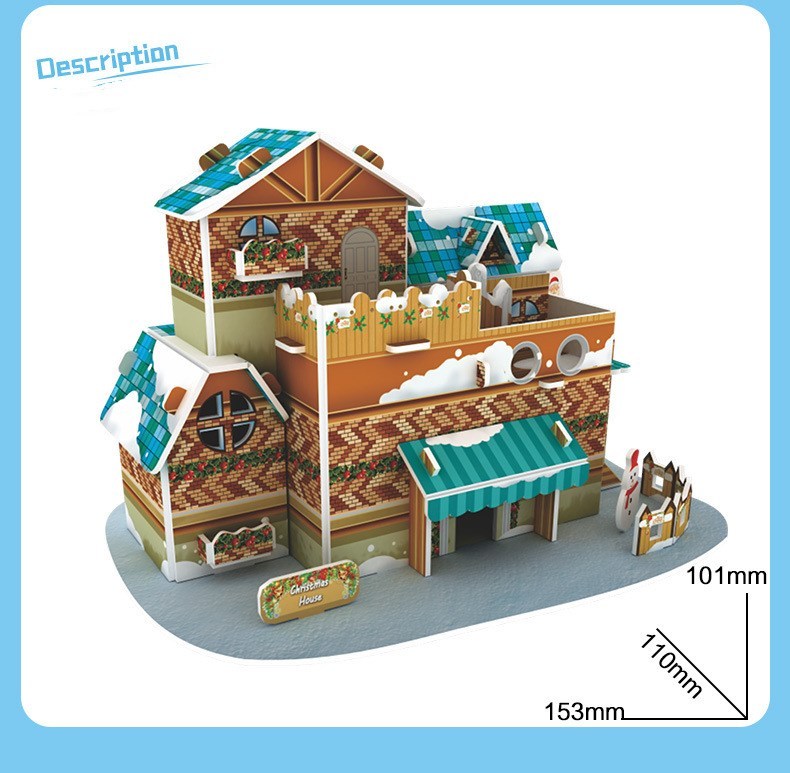 Christmas Santa 3D Paper Puzzle