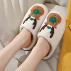 Dancer Christmas Home Slippers