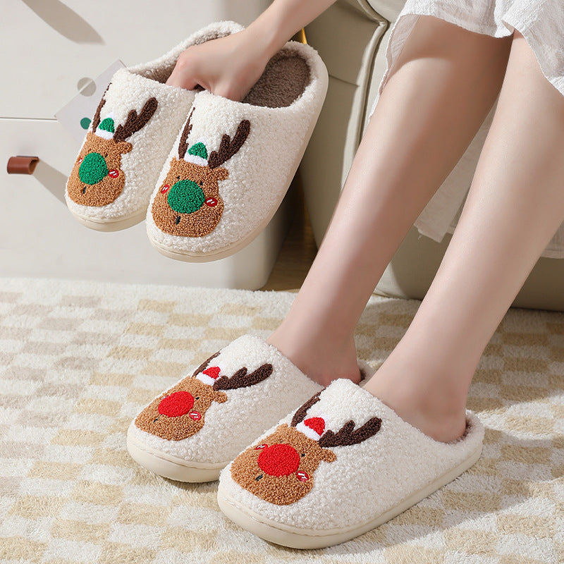 Dancer Christmas Home Slippers