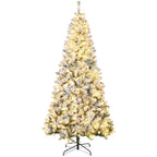 Blitzen indoor Christmas tree – 7.5ft with 1188 tips, sturdy steel base, hinged branches that open automatically for effortless setup – Christmas Mercantile