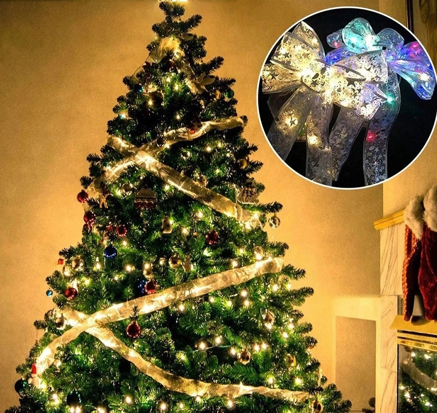 Dasher Christmas fairy lights – ribbon-style string lights with colorful LEDs, perfect for Christmas trees and home decor