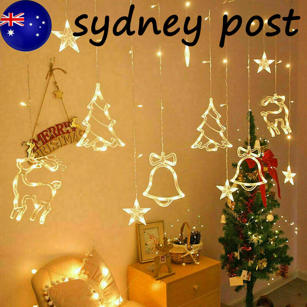 LED fairy window curtain – star lights for holiday decorations, concerts, fashion shows, and dance halls – Christmas Mercantile

