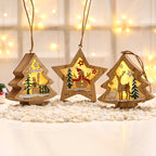 Prancer Lighted Christmas Ornament – glowing wooden reindeer shape perfect for Christmas Trees and cozy Home Decor – Christmas Mercantile