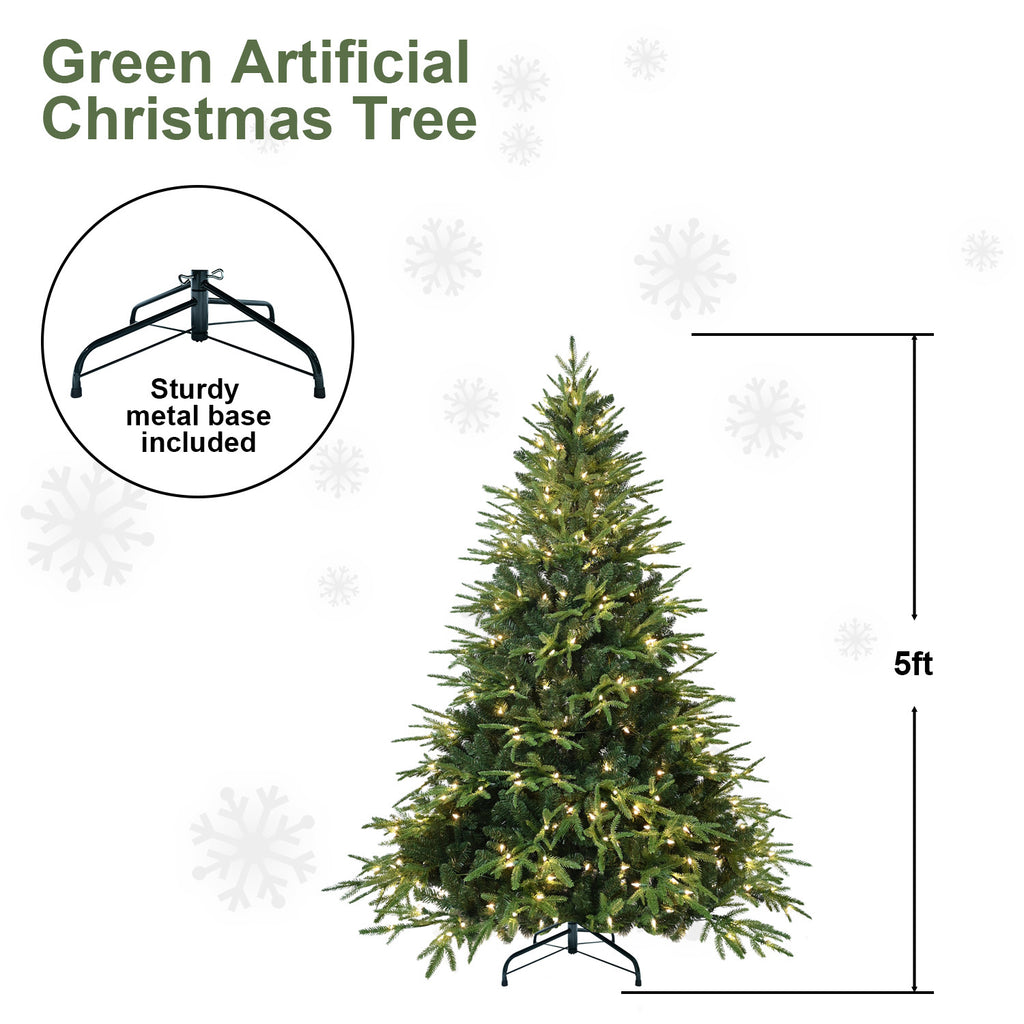 Rudolph quick-setup Christmas tree – 4 to 9ft adjustable height, 700 LEDs, 5060 tips, simple storage system – Christmas Mercantile