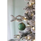 Vixen modern classic ornament – glass and aluminum blend creates a classic-yet-modern foundation for your holiday decor collection – Christmas Mercantile