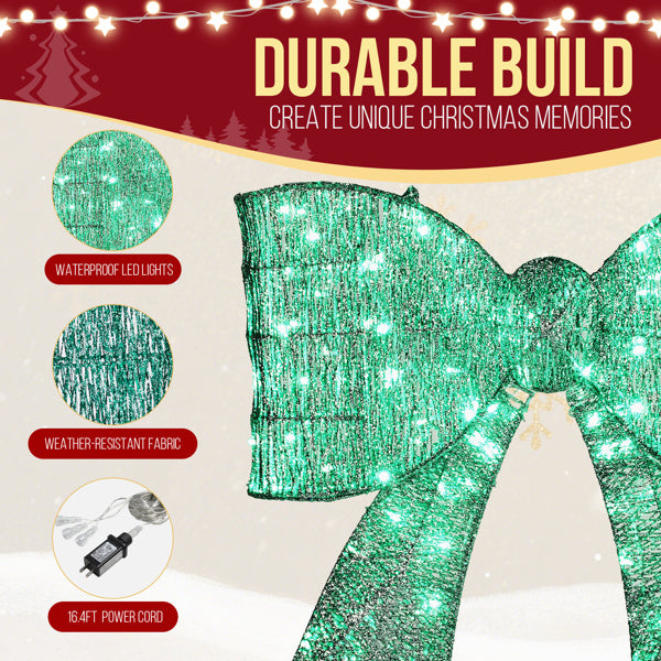 Blitzen Outdoor Ligthed Christmas Bownot