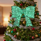 Blitzen Outdoor Ligthed Christmas Bownot