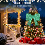 Blitzen Outdoor Ligthed Christmas Bownot