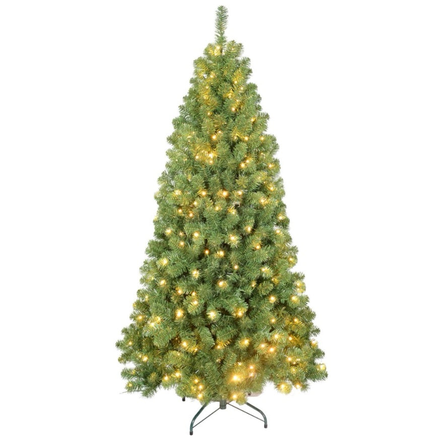 Dasher thicker design Christmas tree – fireproof PVC, robot welding process for durability, strong branches support garlands and ornaments

